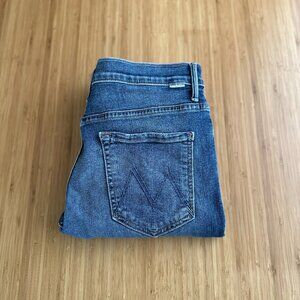 👖❤️ MOTHER Stunner Zip Ankle Step Fray EUC Like New Size 30 Walking on Coals